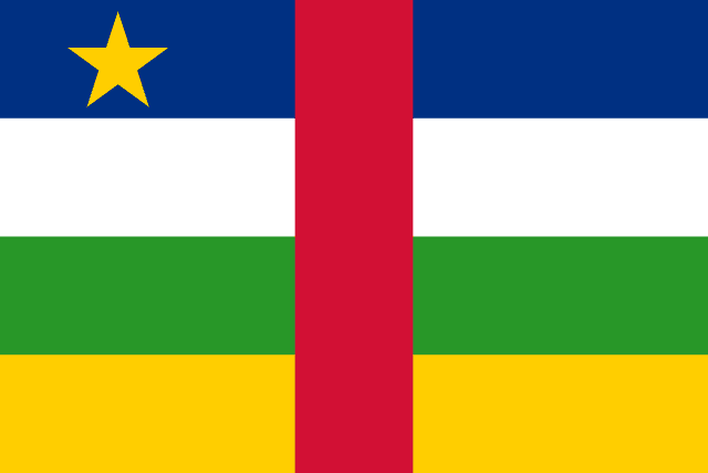 Közép-afrikai Köztársaság zászlaja